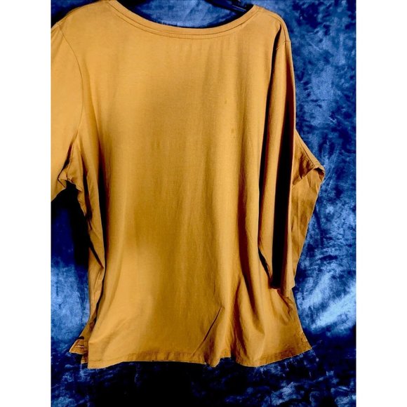 Rodman”s Shirt Women’s Adult Size 2X 26/28 Long Sleeve Oversized Comfort V Neck - Picture 9 of 10